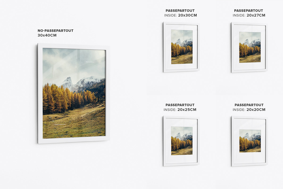 Portrait Frame Mockup - 30x40 cm, a Merchandise Mockup by Mockups by Carlos Viloria (Photo 6 of 7)