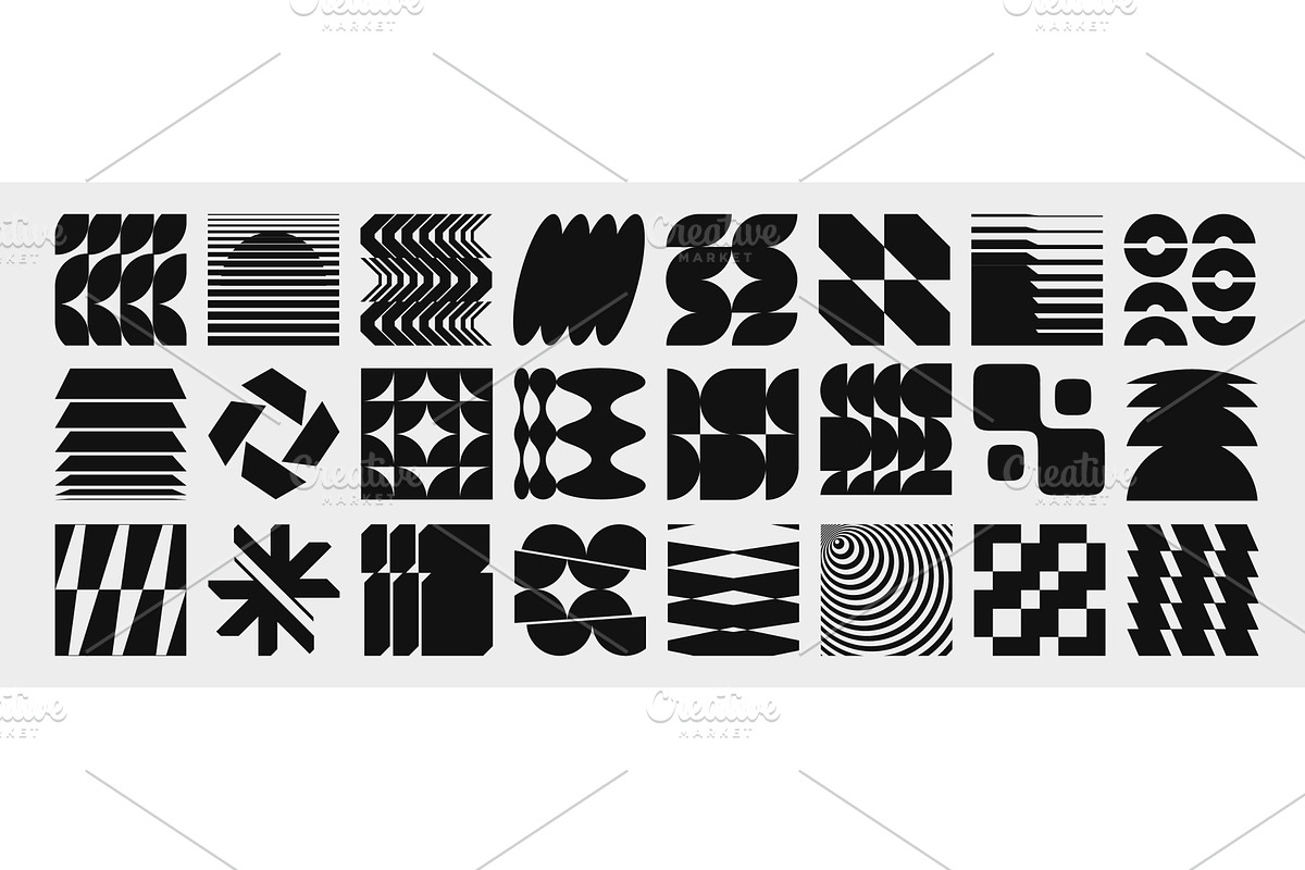 Brutalist y2k shape collection, an Object Illustration by art PVP - market