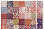 Vintage Floral Seamless Patterns, a Pattern Graphic by Sonulkaster (Thumbnail 3 of 11)