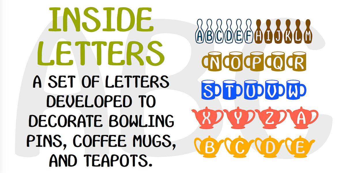 InsideLetters, a Handwritten Font by Ingrimayne Type (Photo 2 of 5)