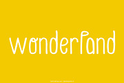 Wonderland handmade Font, a Font by Fun Font Shop (Thumbnail 1 of 2)