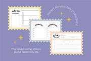 Cute Planner Template Set, a Stationery Template by Artflorara (Thumbnail 9 of 11)
