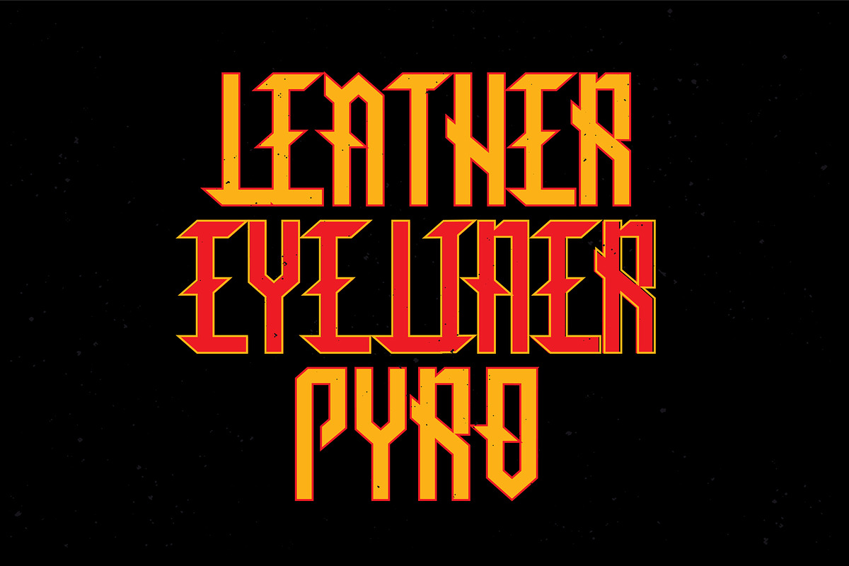 Judas Blackletter Display Font, a Blackletter Font by Fried Design Company (Photo 6 of 15)