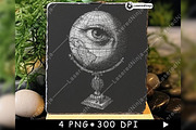 Globe Eye Watcher Geography World, a Background Graphic by LaseredNinja (Thumbnail 7 of 7)