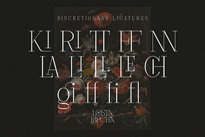 Losta Riecha - Stylish Serif