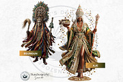Orishas Pantheon Gods Cliparts, a Person Illustration by ThatsDesignArt (Thumbnail 15 of 16)
