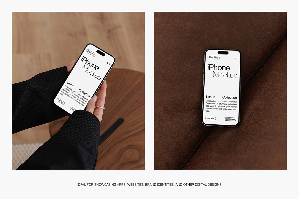 Device & Branding Mockup Bundle, an iPhone Mockup by Feel This (Photo 7 of 26)