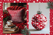 Folk Christmas Seamless Patterns, a Pattern Graphic by Sonulkaster (Thumbnail 11 of 11)