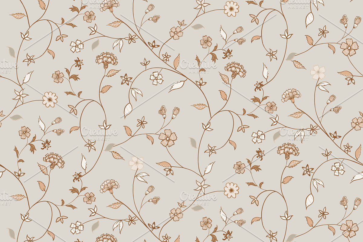 Delicate Chintz - Light Sage, a Pattern Graphic by Mieken Petra Designs (Photo 4 of 4)