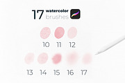 Digital realistic watercolor brushes, a Brush Add-On by tetiartline (Thumbnail 3 of 7)
