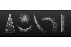 Fine flour or sugar crystals with, a Texture Illustration by art PVP - market