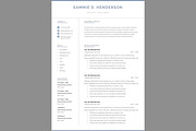 Professional Resume Template, a Resume Template by Advaita Printables (Thumbnail 5 of 6)