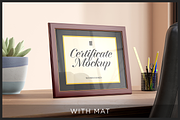 Certificate Mockup - 4 PSD Files, a Merchandise Mockup by Muhazdinata (Thumbnail 2 of 9)