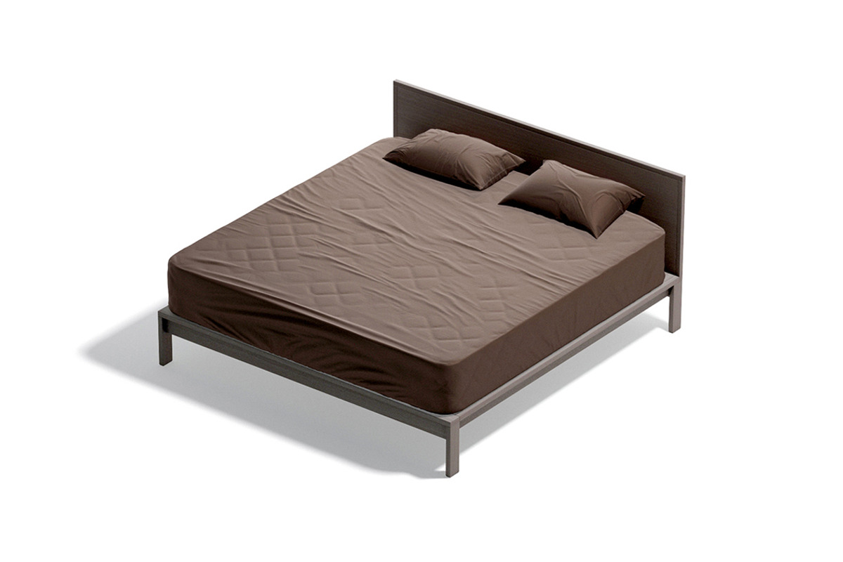 Brown Wooden Double Bed 3D Model, an Object 3D Model by rebrandy (Photo 5 of 10)