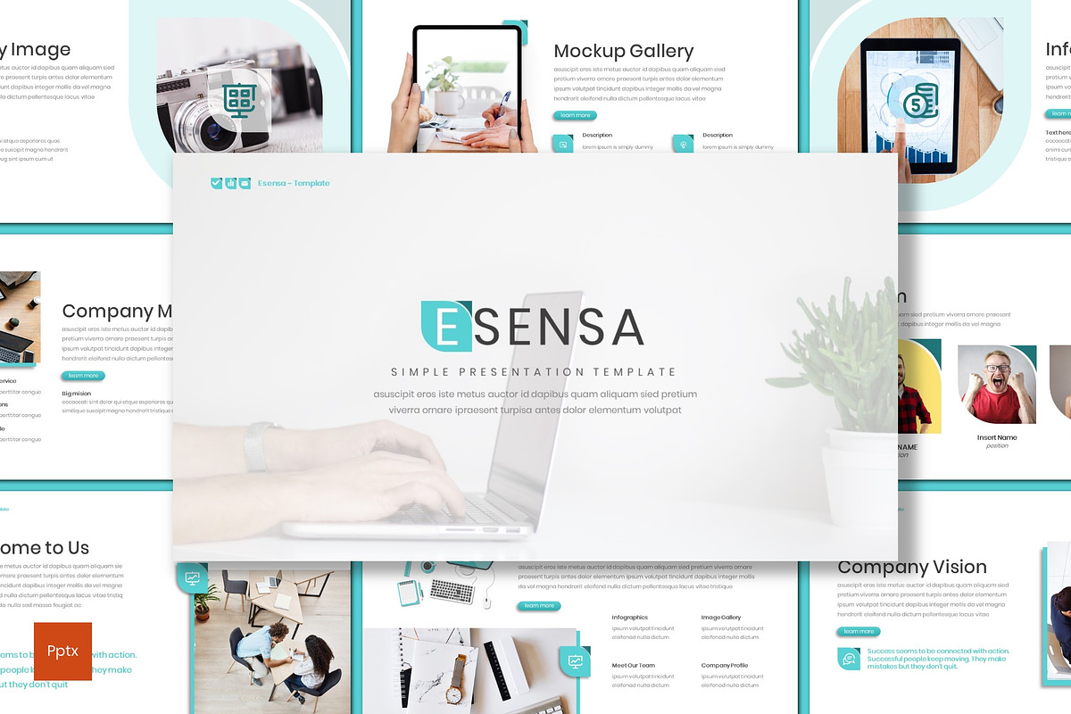 Esensa - Powerpoint Template, a Presentation Template by inspirasign (Photo 1 of 5)