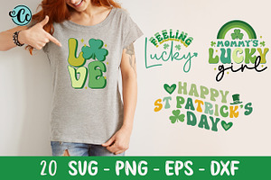 St Patrick's Retro Day Svg Bundle