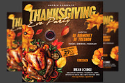 Thanksgiving Flyer Template, a Flyer Template by Hotpin (Thumbnail 1 of 2)