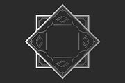 Silver Art Deco Frames Collection, a Decorative Illustration by PsychocheArt (Thumbnail 3 of 13)