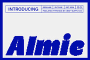 Almie Pixel, a Sans Serif Font by Craft Supply Co. (Thumbnail 1 of 8)