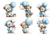Whimsical Teddy Bear With Balloon, an Animal Illustration by Creative Art (Thumbnail 3 of 6)