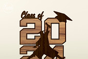 Graduation 2024 Decorative Cut File, a Templates & Theme by LaserCutano (Thumbnail 5 of 7)