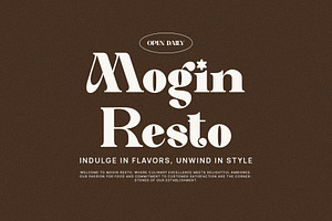 Wafine Elegant Ligature Serif Font