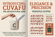 Cuvafu - Elegant Modern Serif Typef, a Serif Font by Astuti Studio (Thumbnail 7 of 25)