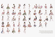 Blush Book Lover Clipart Bundle, a Decorative Illustration by Patishop Art (Thumbnail 13 of 14)