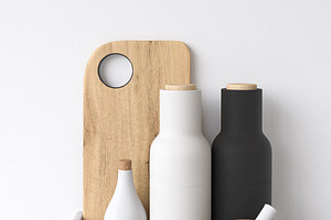 Decor Set Kitchen Menu Grinder