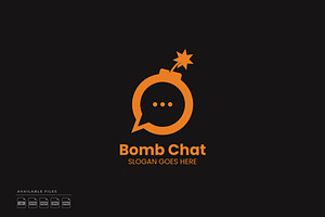 Bomb Chat Logo, a Branding & Logo Template by Zeer Graphic