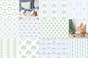 Grandmillennial Christmas patterns, a Pattern Graphic by Tani Kuzminka (Thumbnail 4 of 23)