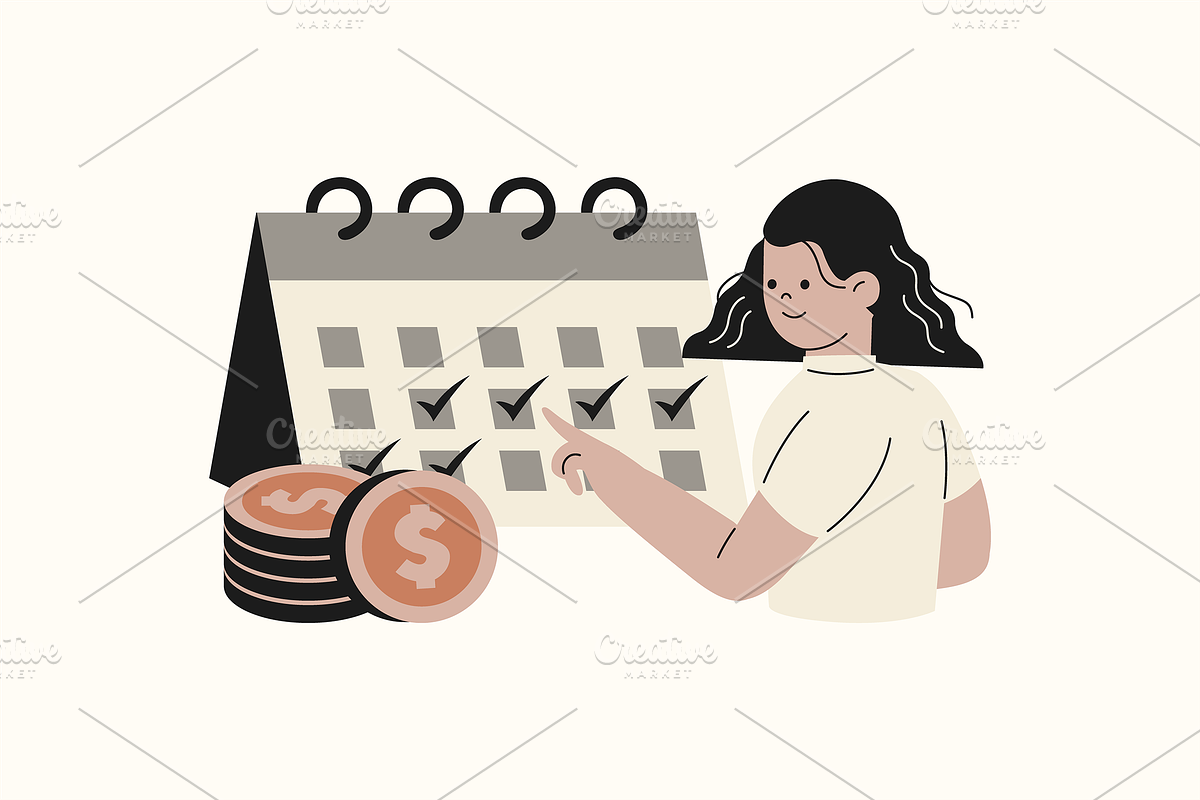 Early Retirement Illustration, an Object Graphic by Jump Studio (Photo 7 of 13)