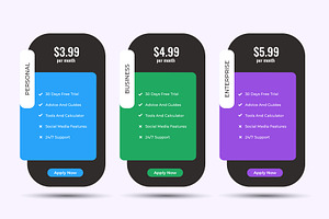 Pricing Table, a Templates & Theme by Pixelpick