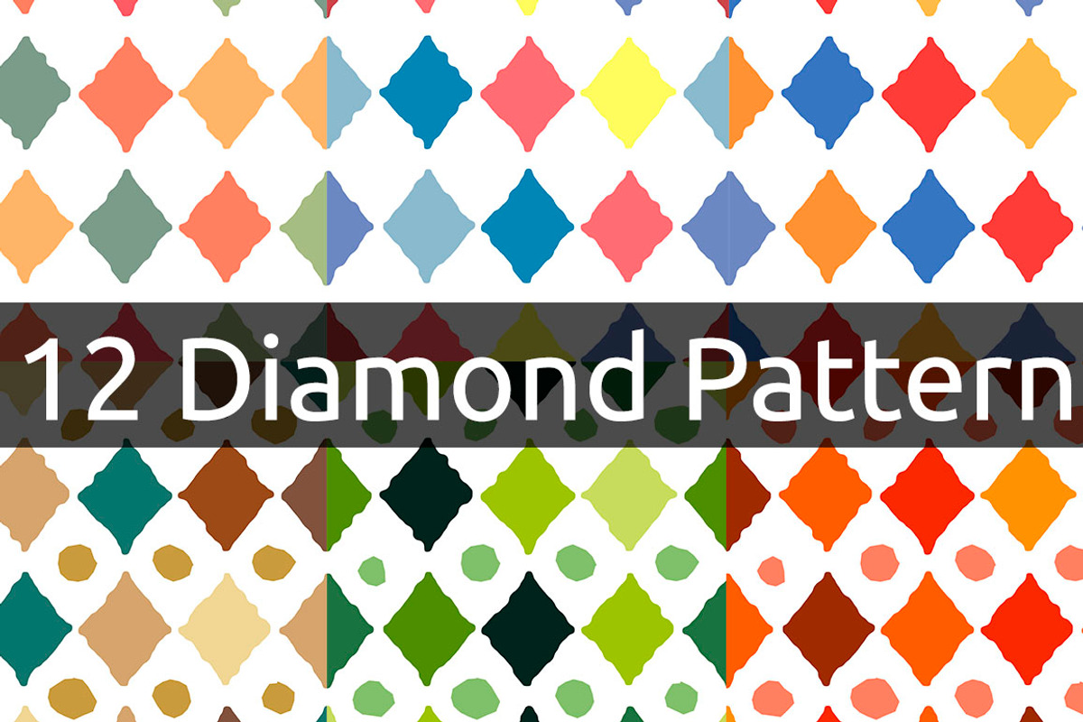 Diamonds Pattern, a Pattern Graphic by Luis Quesada Design (Photo 1 of 6)