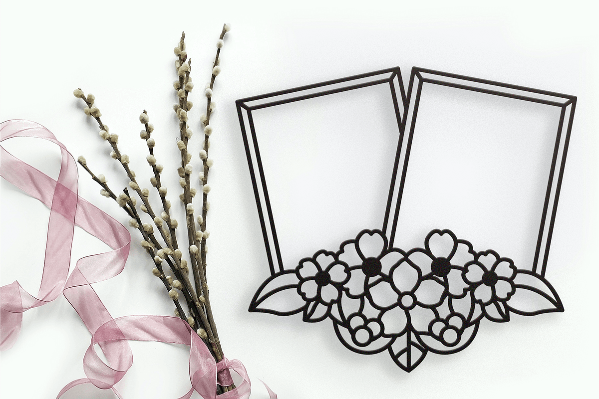 50 Floral Frames - SVG Cut Files, a Decorative Illustration by Arshad Ali (Photo 6 of 9)