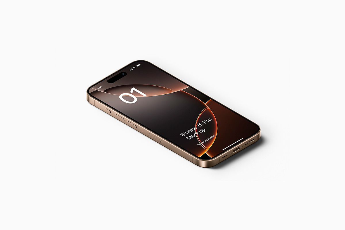 iPhone 16 Pro - 24 Mockups Scenes, an iPhone Mockup by Asylab (Photo 24 of 58)