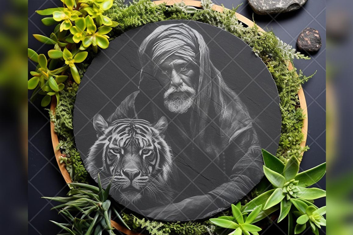 Arab Man Tiger Arab Muslim Pet Cat, a Background Graphic by LaseredNinja (Photo 4 of 7)