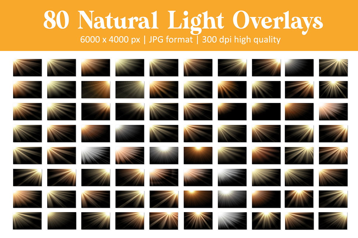 Natural Sunlight Overlays, an Object Graphic by DreamyOverlay (Photo 5 of 5)