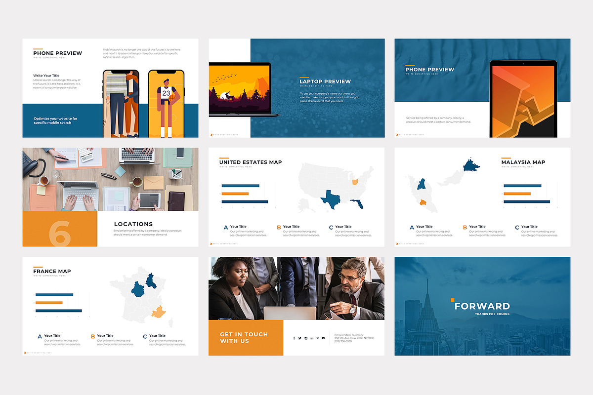 Forward Business Google Slides, a Presentation Template by slidequest (Photo 6 of 16)