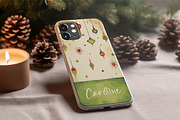Retro Christmas Ornament-Backgrounds, a Seasonal Illustration by Blynn Pippen (Thumbnail 5 of 19)