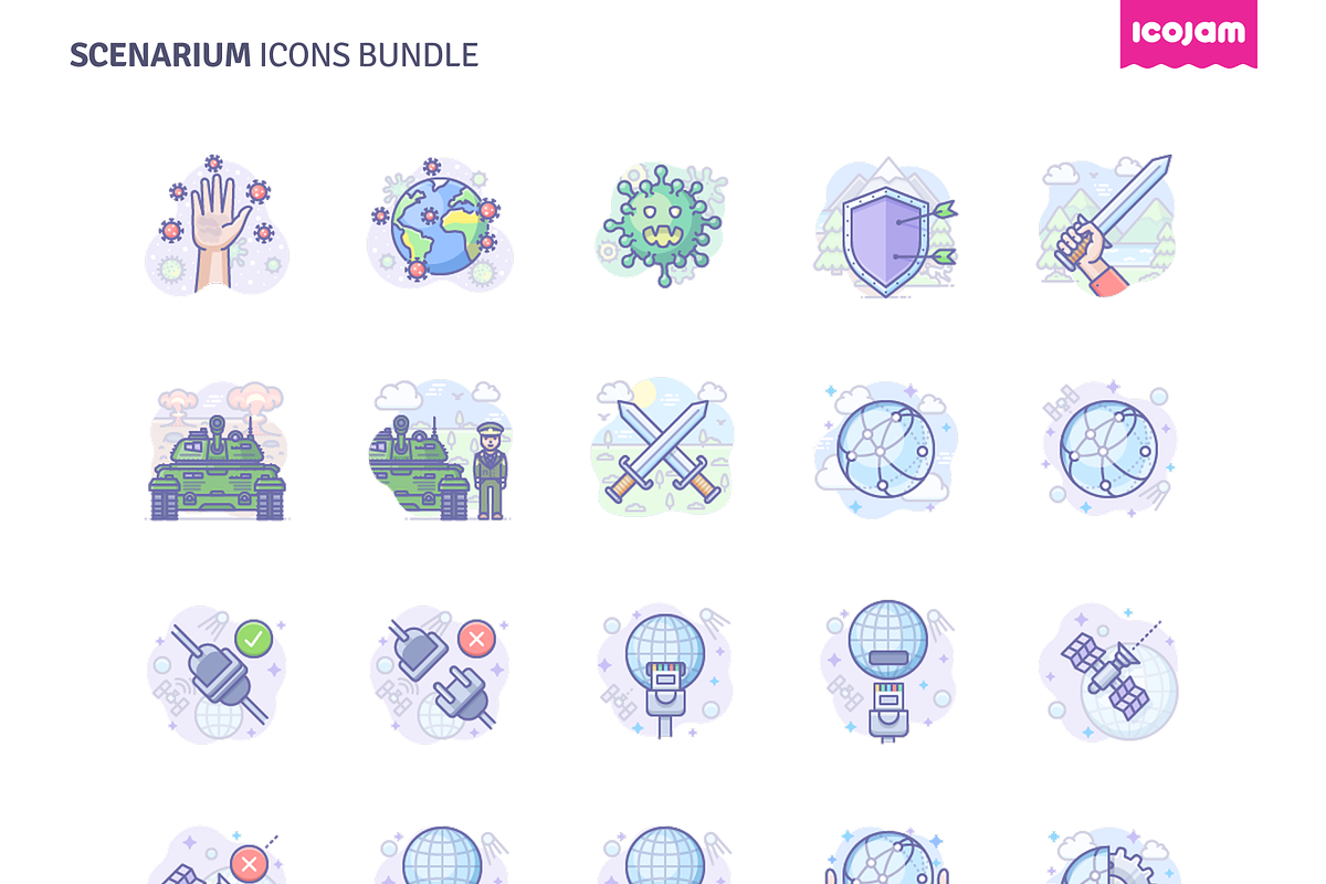 1000 Scenarium icons, an Icon by Icojam store (Photo 11 of 13)