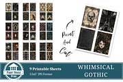 Whimsical Gothic Mixed Media Papers, an Illustration by NiiiNArt (Thumbnail 7 of 8)