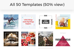 50 Social Media Box Templates