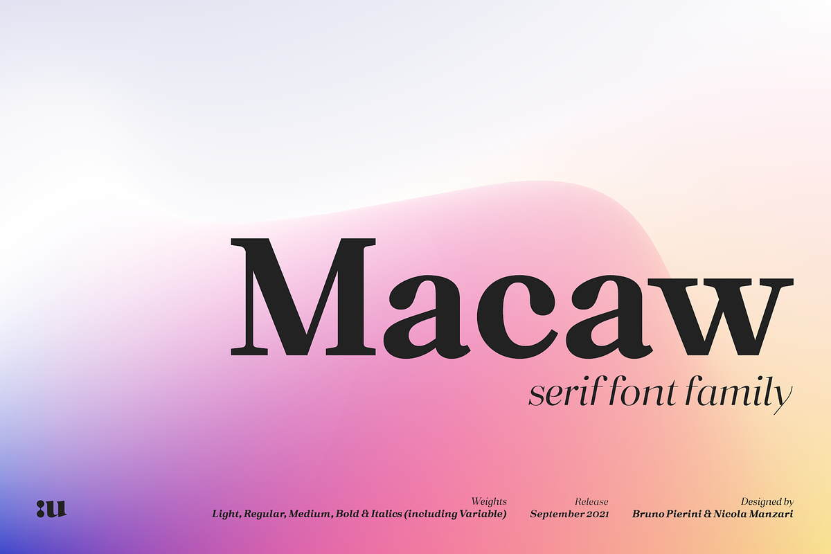 Macaw - Serif Typeface, a Serif Font by Unio Designs (Photo 1 of 11)