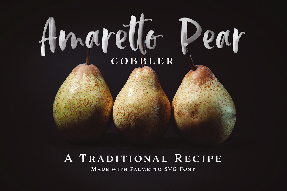 Palmetto SVG Font preview 5