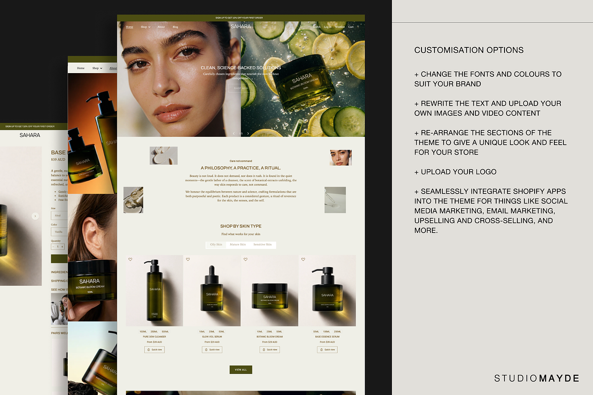 SAHARA 2.0 | Shopify Theme, a Shopify Template by Studio Mayde (Photo 9 of 9)
