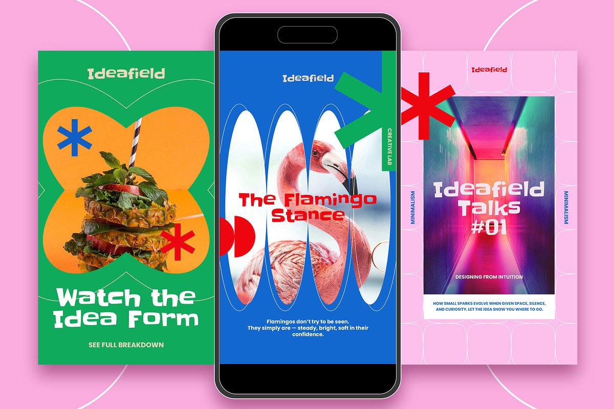 Ideafield Creative Instagram Kit, a Social Media Template by Nenjo Studio (Photo 4 of 5)