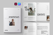 Design Portfolio Canva Template, a Brochure Template by Pixelpick (Thumbnail 1 of 9)