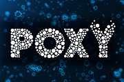 Poxy font, a Font by Something & Nothing (Thumbnail 1 of 3)