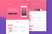 Lifetrakr App Landing Page Template, an App Template by Themefisher (Thumbnail 3 of 5)